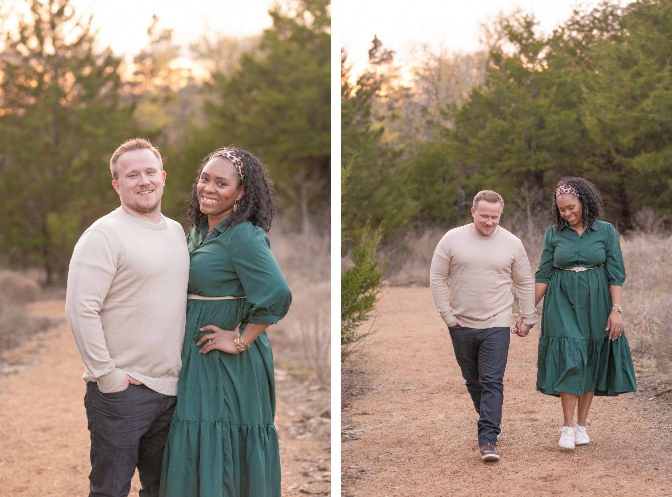 Family of 4 winter evergreen field session by bartlesville family photographer kristi bray Photography