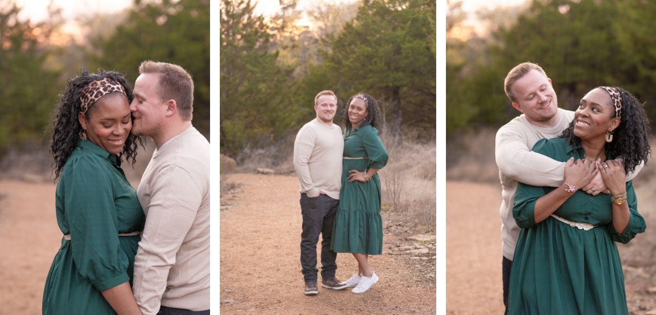 Family of 4 winter evergreen field session by bartlesville family photographer kristi bray Photography