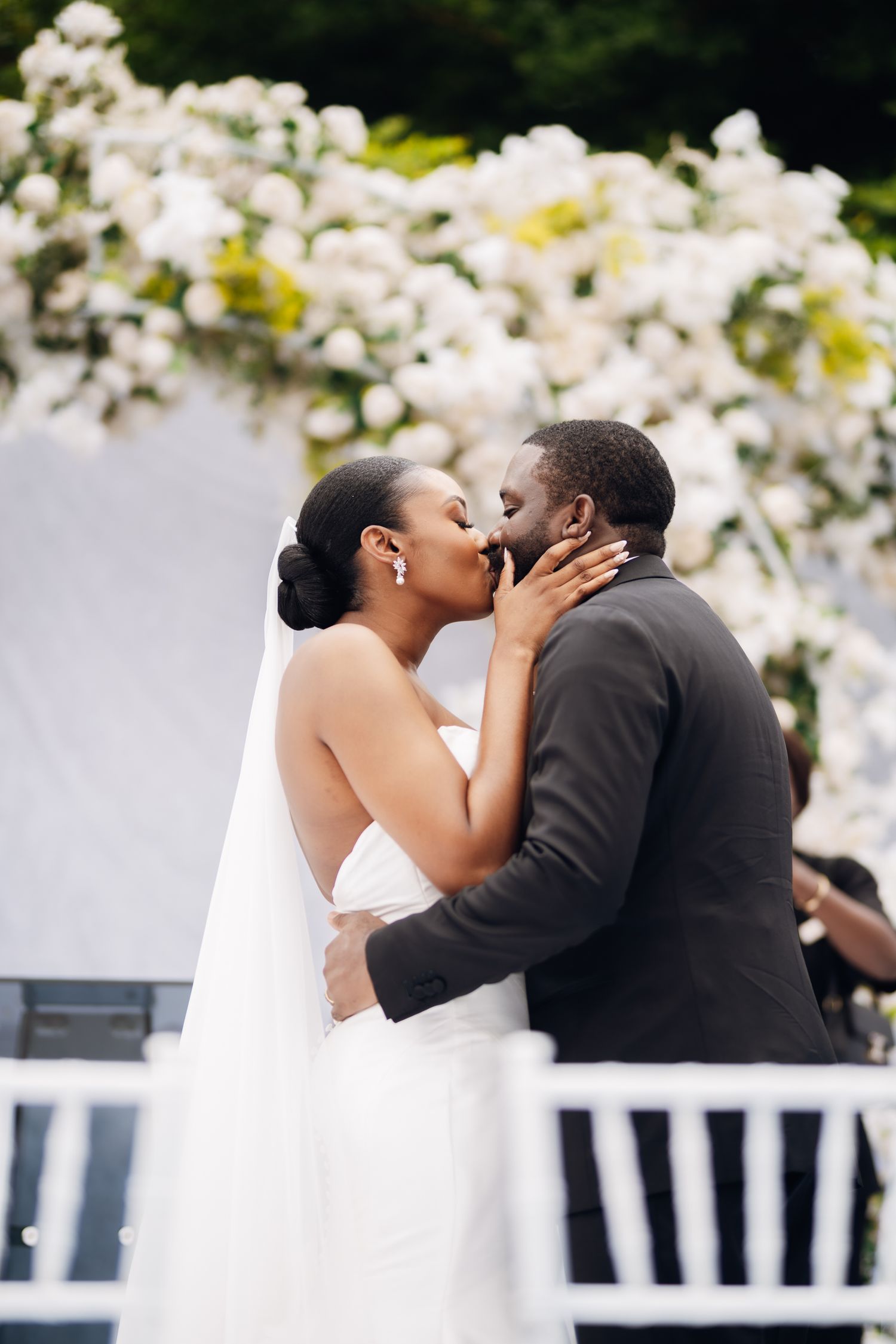 Lagos wedding photographer capturing a joyful couple's special day with vibrant colors and candid moments.
