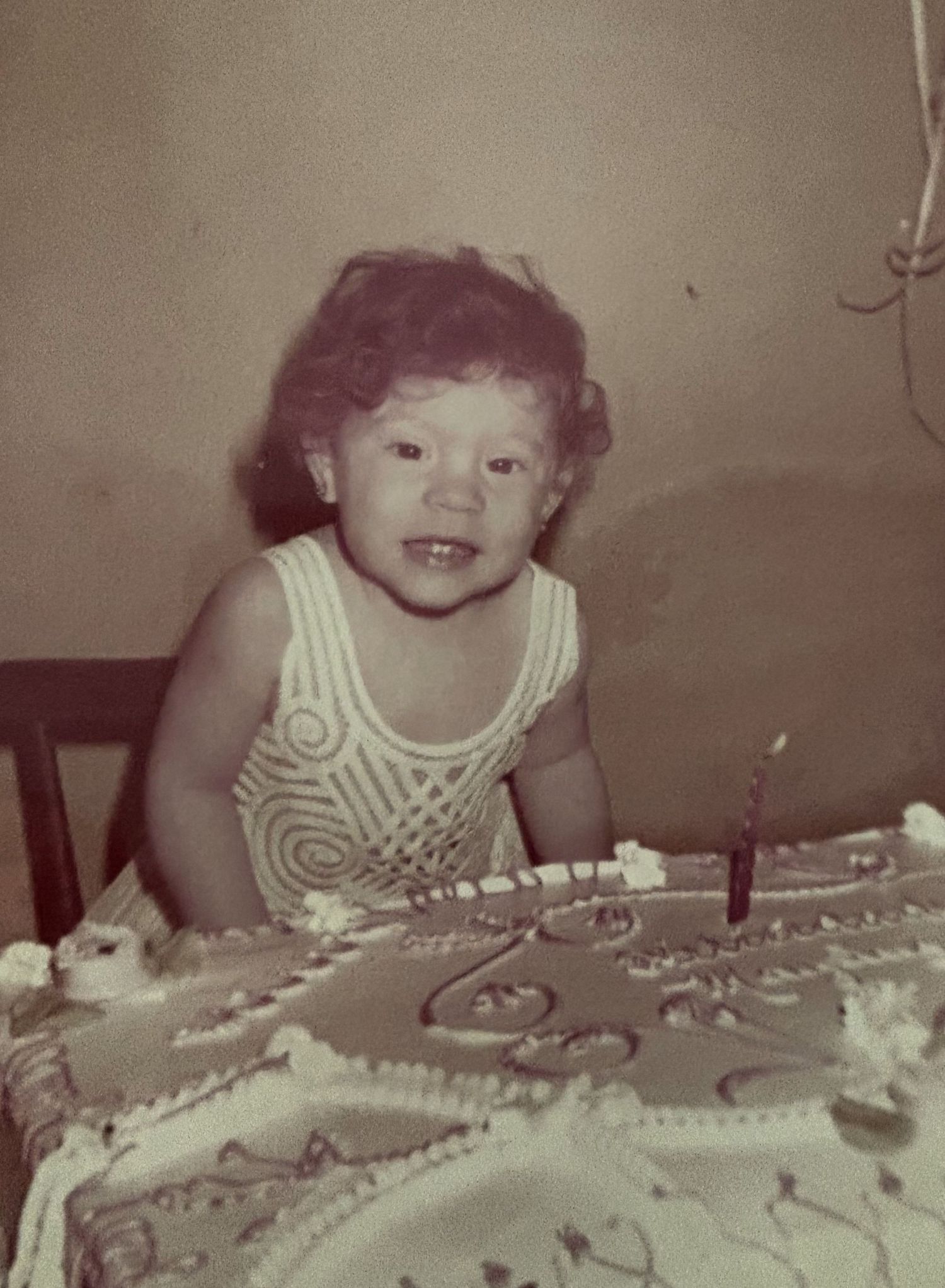 Mayeluz's first birthday in Cuba.