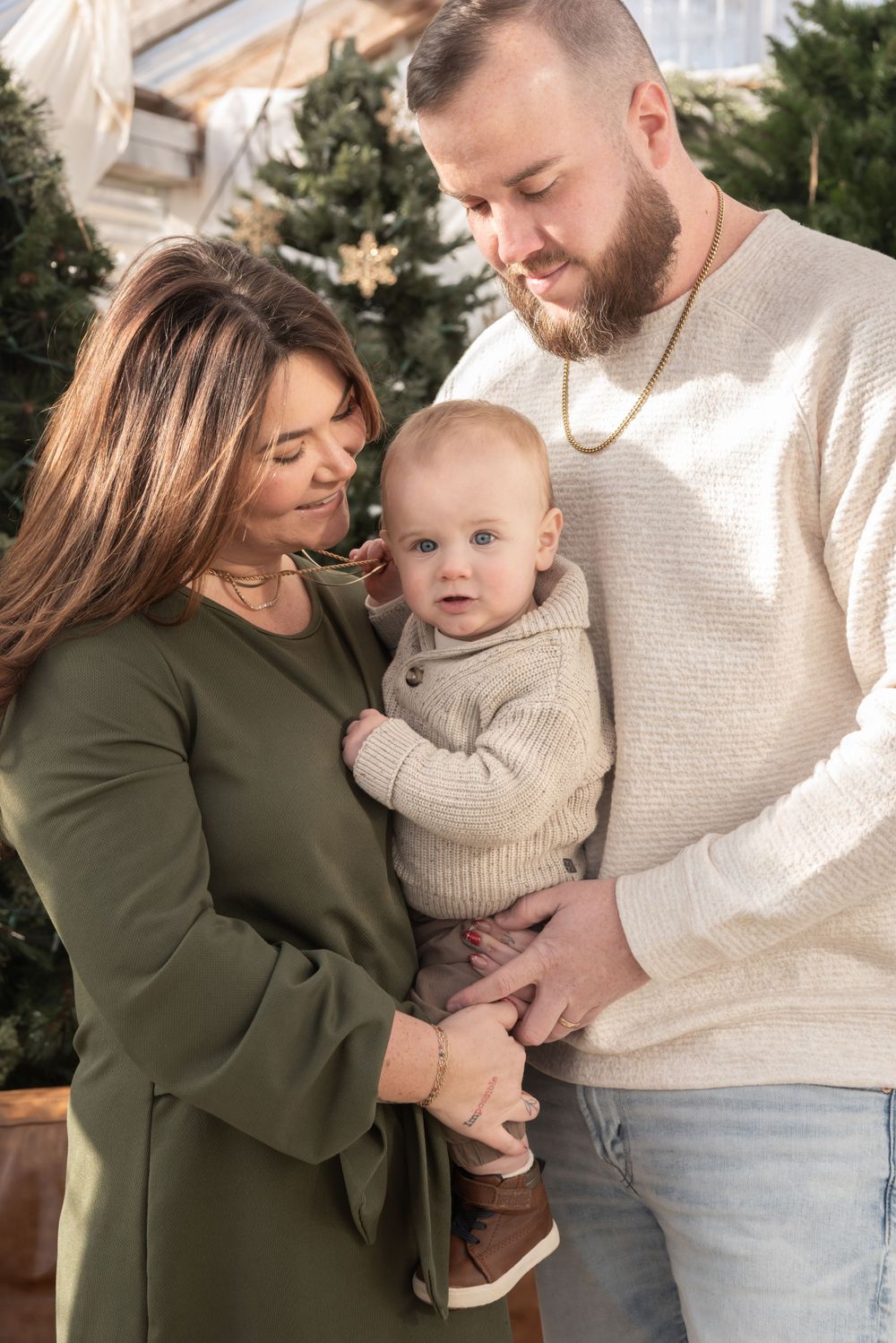 lifestyle family with newborn