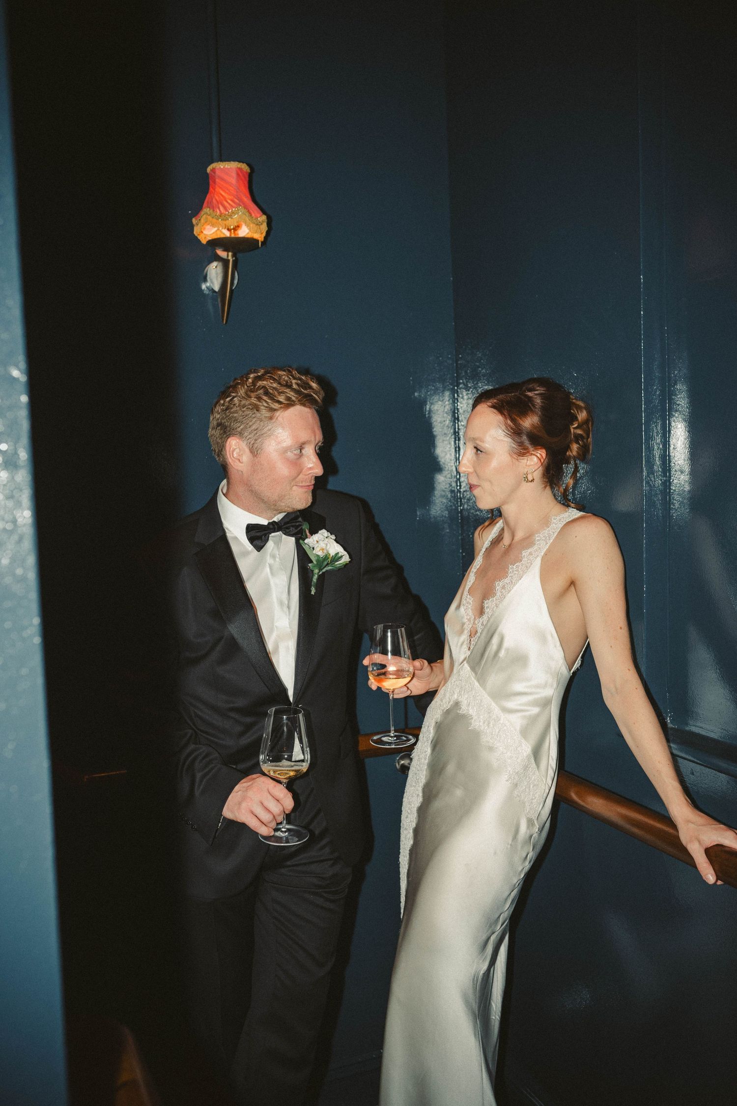 Wedding ceremony in Chelsea Town Hall, vintage wedding dress, wedding in pub