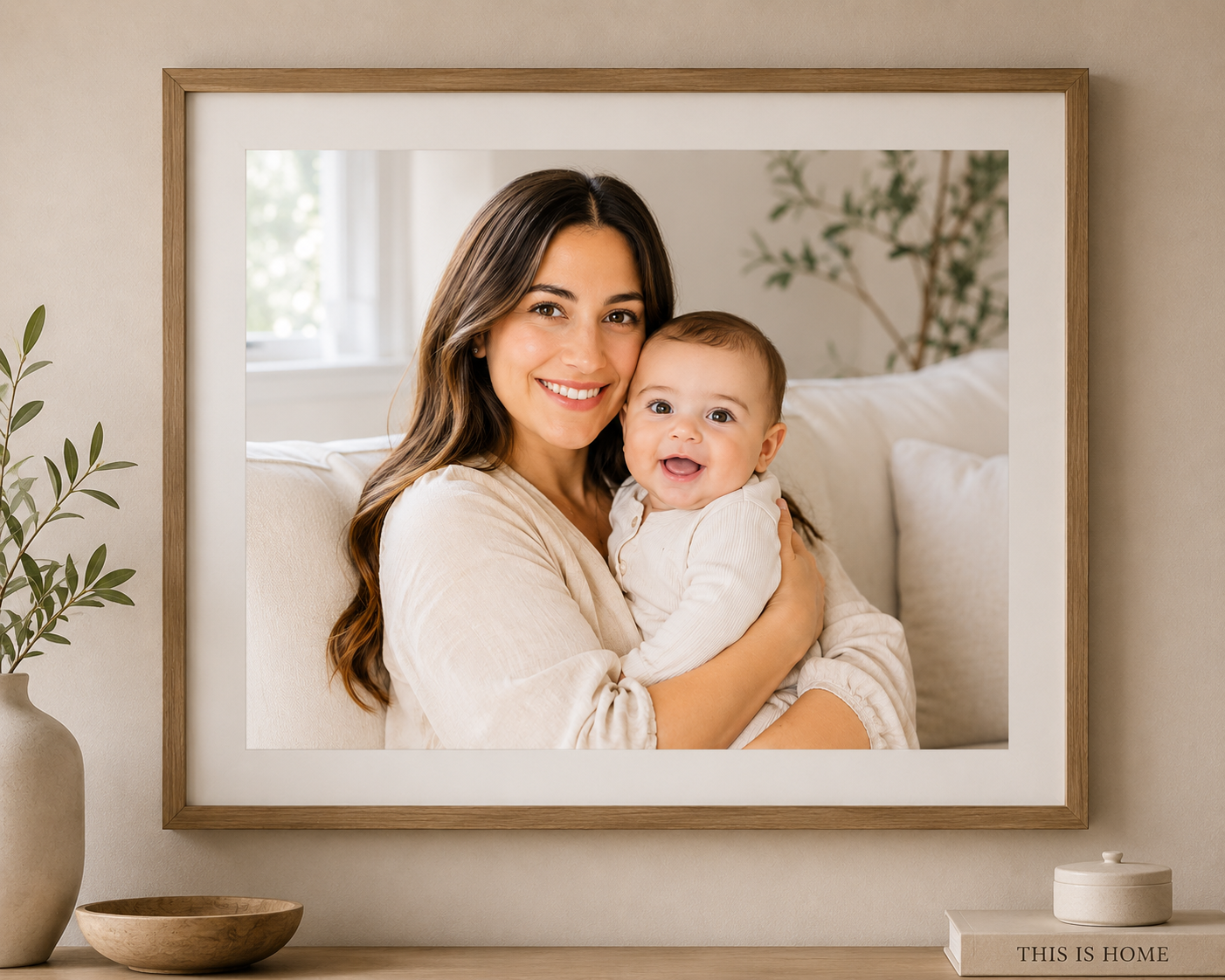 Mom and baby