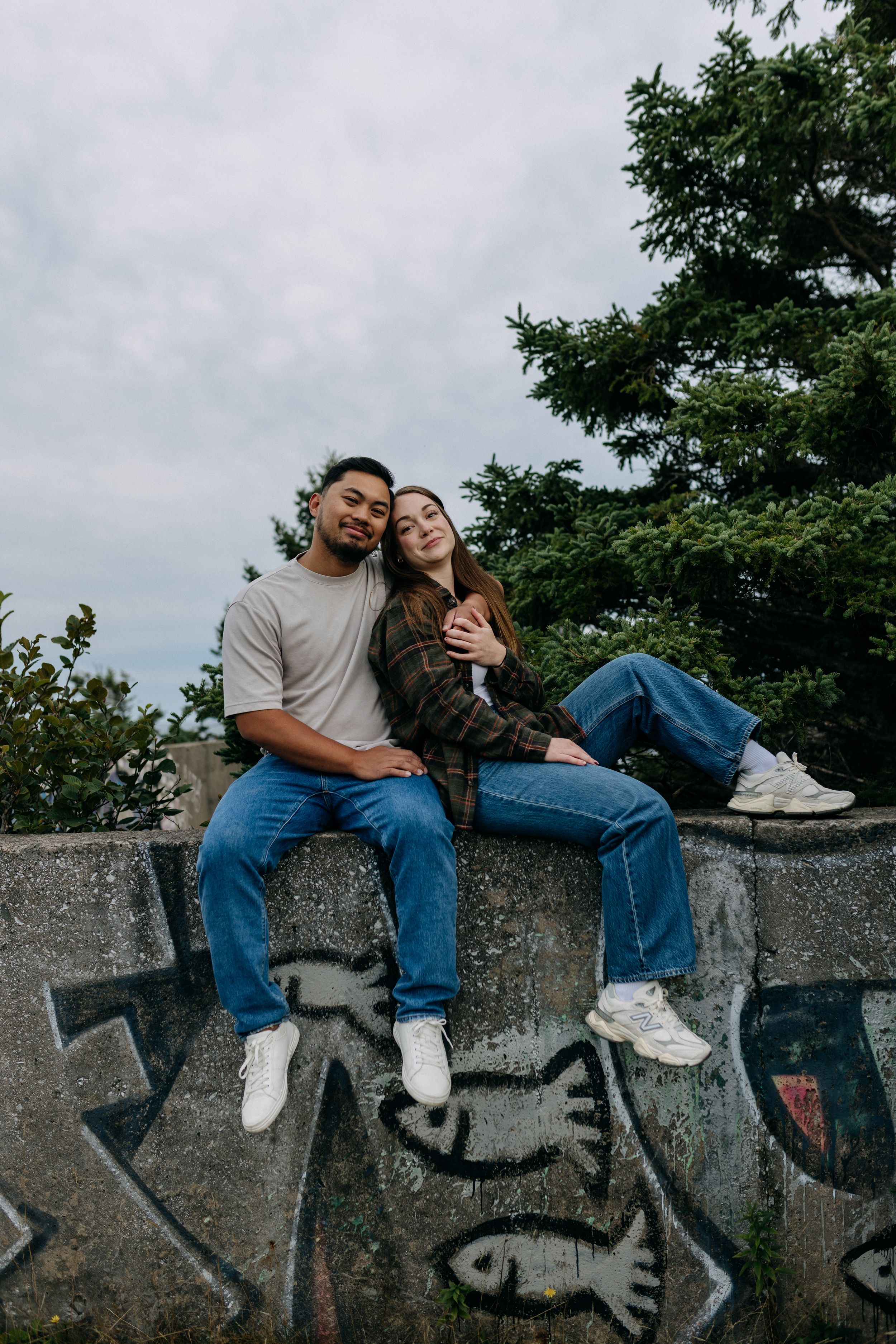 Polly's Cove, Couples Session, Engagement Session Inspo, Peggy's Cove Lighthouse, Nova Scotia, Travel Photographer, Belleville Photographer