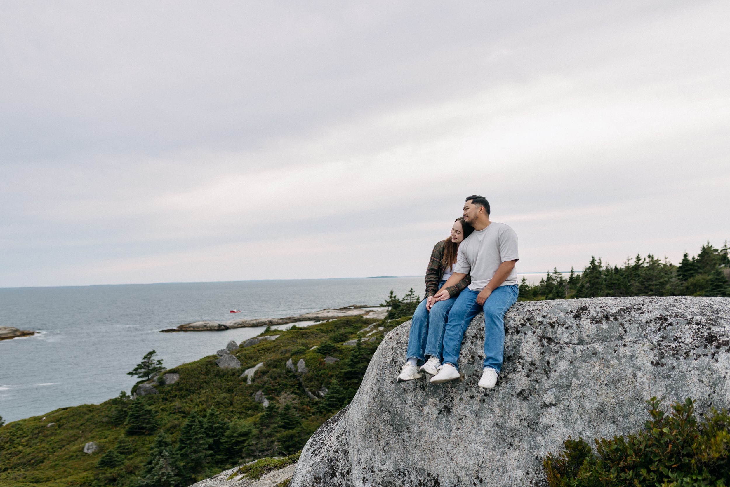 Polly's Cove, Couples Session, Engagement Session Inspo, Peggy's Cove Lighthouse, Nova Scotia, Travel Photographer, Belleville Photographer