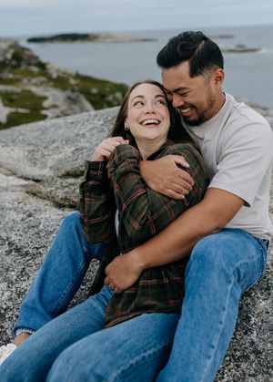 Polly's Cove, Couples Session, Engagement Session Inspo, Peggy's Cove Lighthouse, Nova Scotia, Travel Photographer, Belleville Photographer