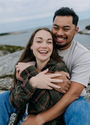 Polly's Cove, Couples Session, Engagement Session Inspo, Peggy's Cove Lighthouse, Nova Scotia, Travel Photographer, Belleville Photographer