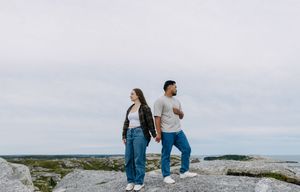 Polly's Cove, Couples Session, Engagement Session Inspo, Peggy's Cove Lighthouse, Nova Scotia, Travel Photographer, Belleville Photographer