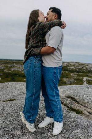 Polly's Cove, Couples Session, Engagement Session Inspo, Peggy's Cove Lighthouse, Nova Scotia, Travel Photographer, Belleville Photographer
