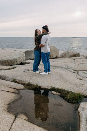 Polly's Cove, Couples Session, Engagement Session Inspo, Peggy's Cove Lighthouse, Nova Scotia, Travel Photographer, Belleville Photographer