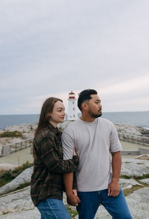 Polly's Cove, Couples Session, Engagement Session Inspo, Peggy's Cove Lighthouse, Nova Scotia, Travel Photographer, Belleville Photographer