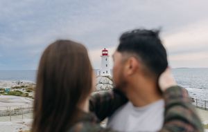 Polly's Cove, Couples Session, Engagement Session Inspo, Peggy's Cove Lighthouse, Nova Scotia, Travel Photographer, Belleville Photographer