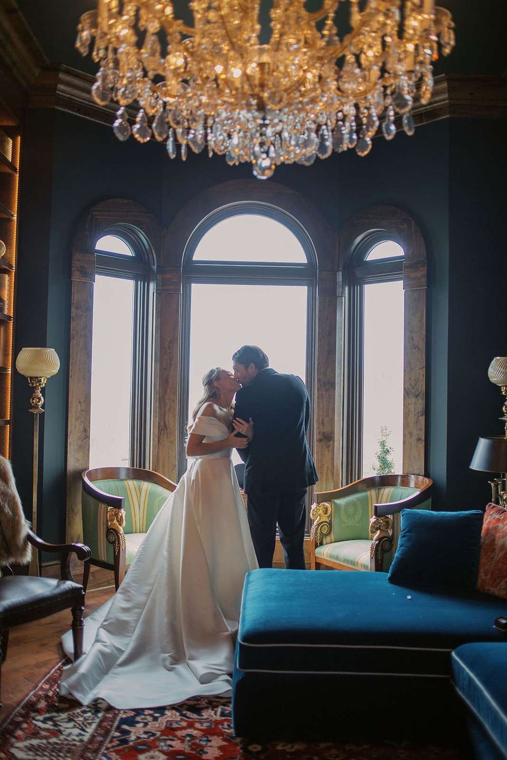 Estate Washington Wedding open house - library