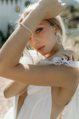 Bridal Styled Shoot Johannesdal Stellenbosch. Wedding Dress. Model. Editorial Shoot. Romantic. Art. Cape Town South African Wedding