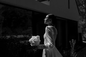 Black & White Art Bridal Portrait. Blaauwklippen Vineyards Wedding.Cape Town South African Wedding Photographer Documentary Editorial