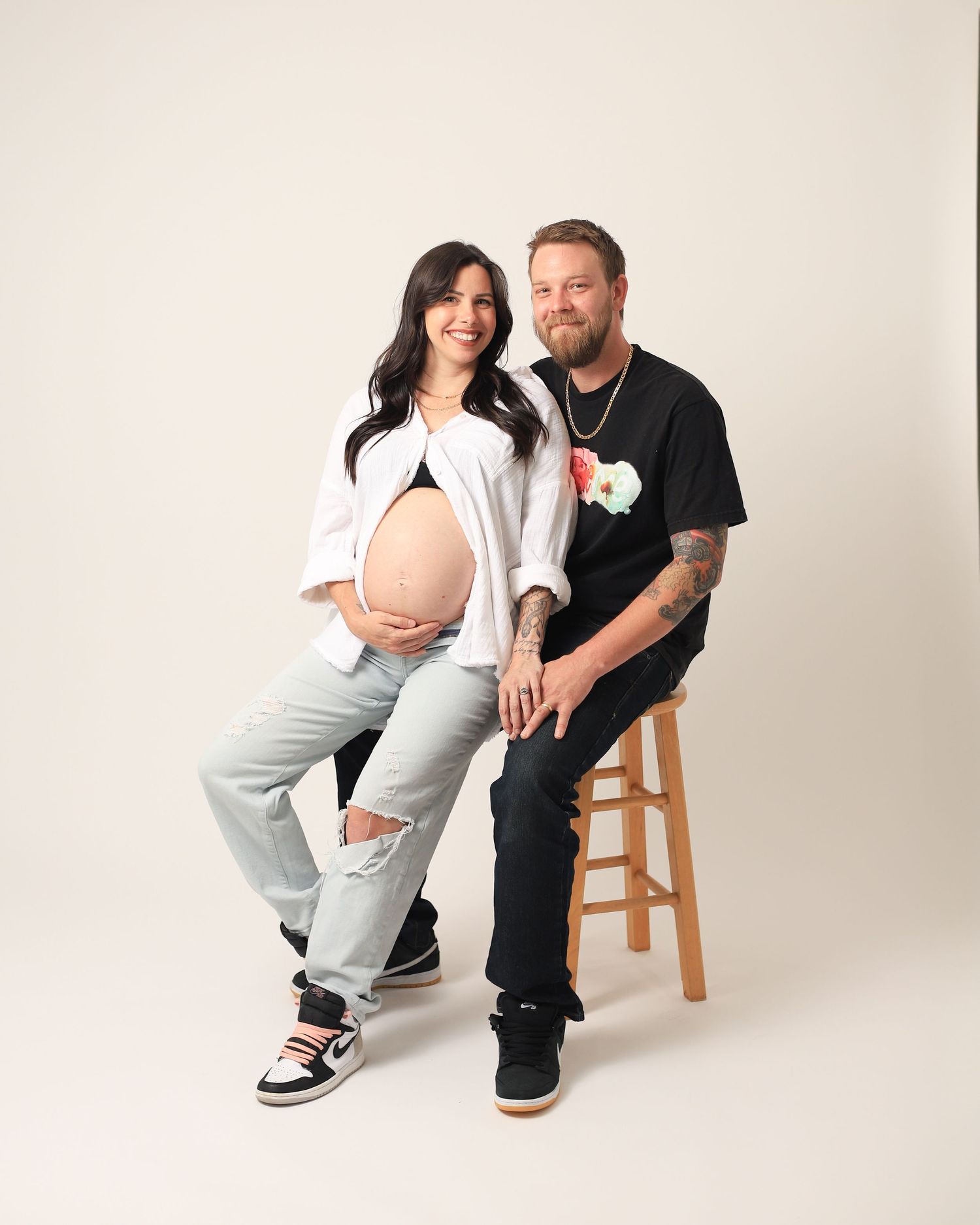 Maternity session done in my studio in Lexington, SC.