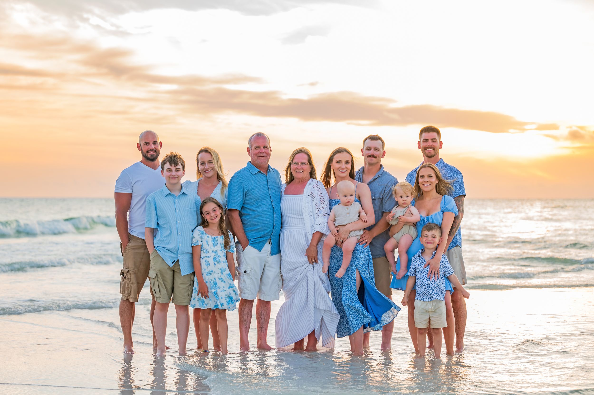 beach family portraits Panama City Beach Florida