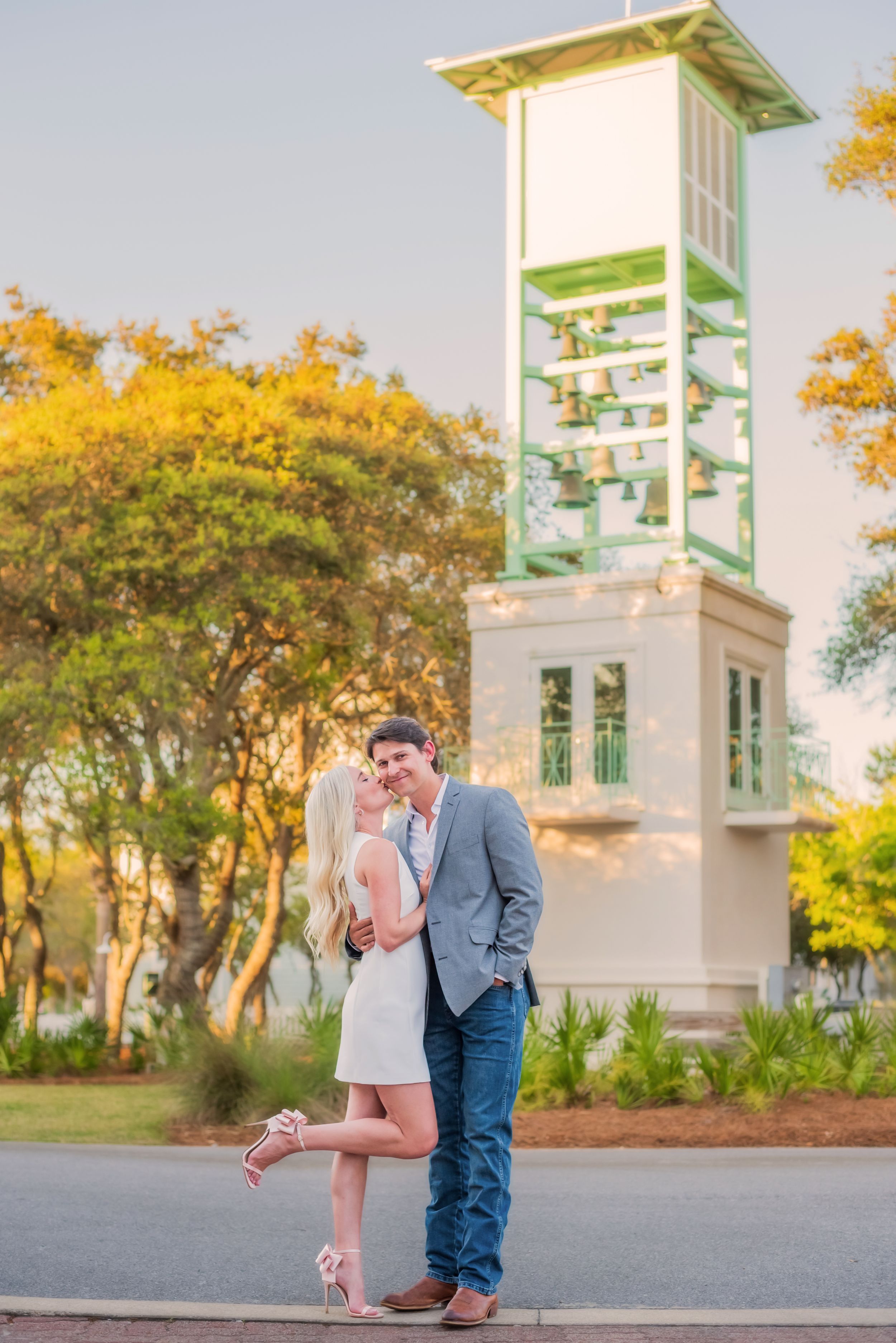 beautiful engagement portraits Panama City Beach Florida