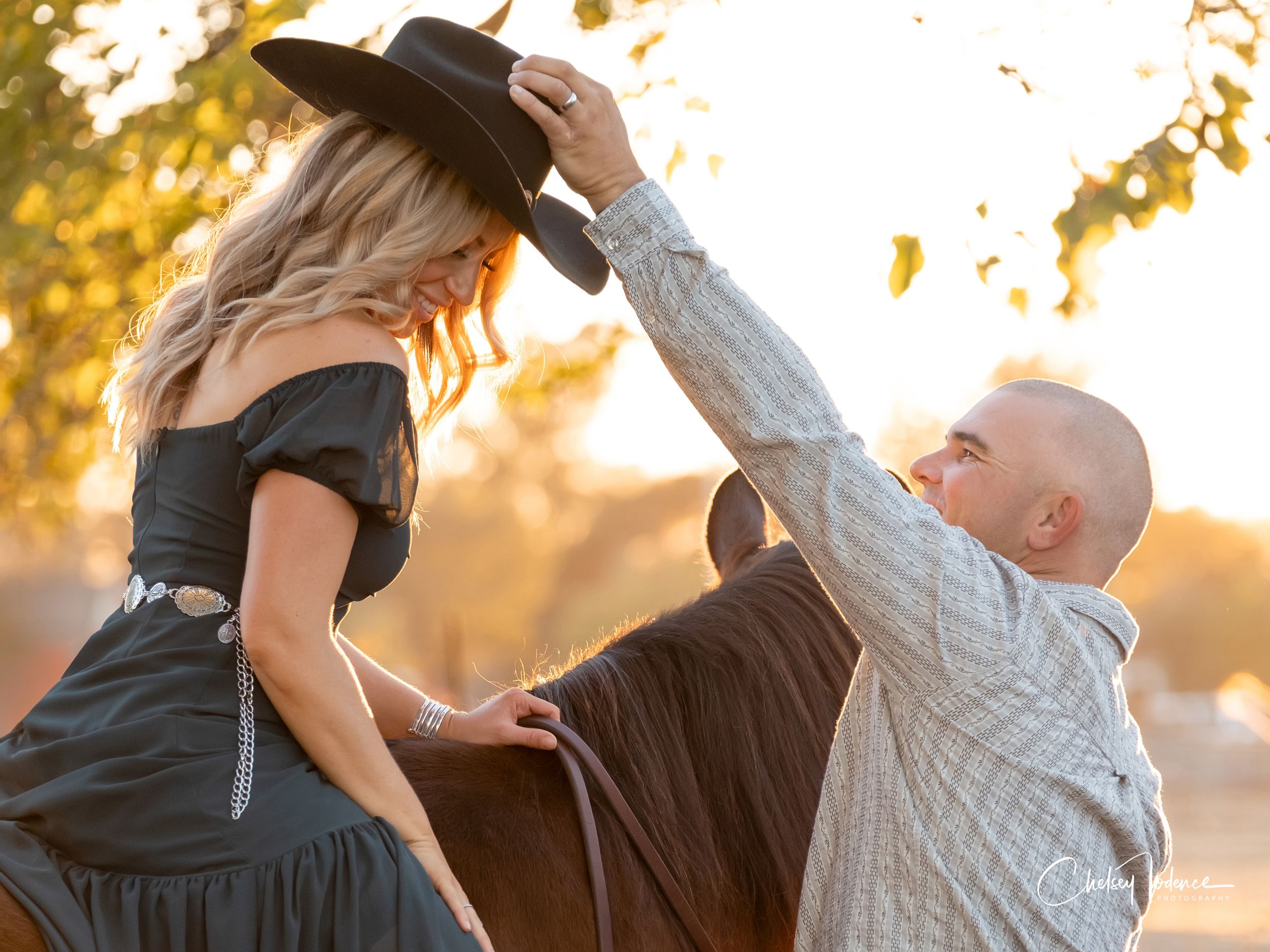 Emotive equine portrait of a horse and husband wife photographed in Sonoma County