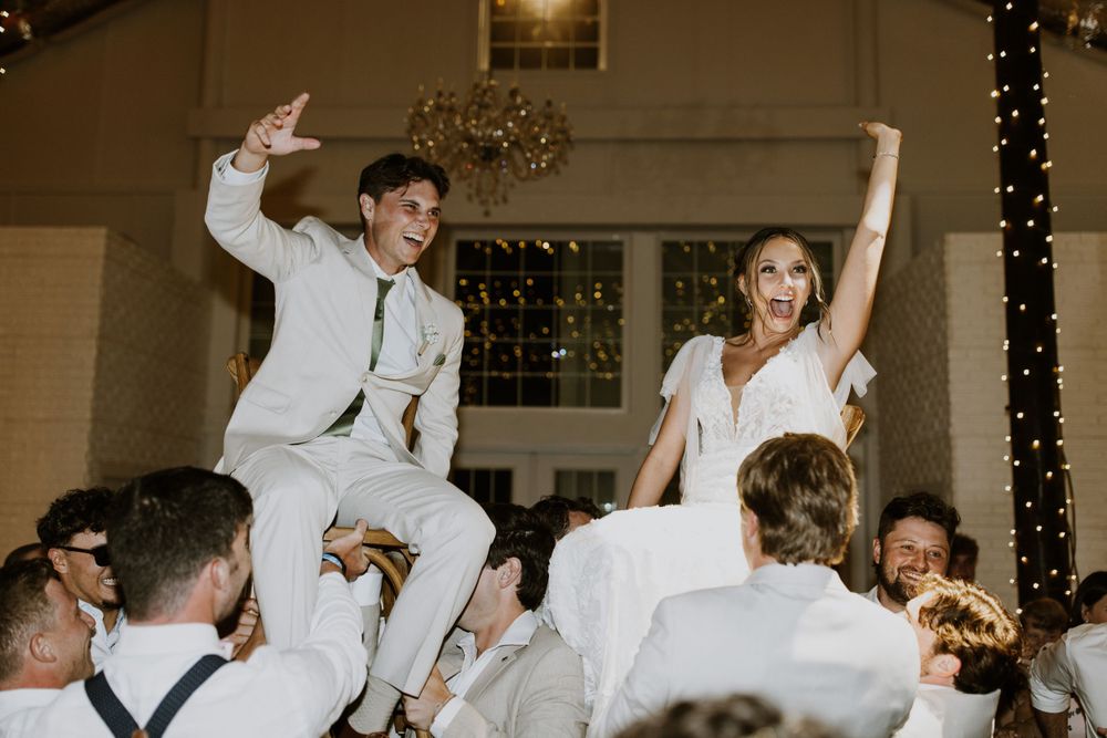 Okeechobee Florida barn wedding at Ever After Farms Stockyard. Reception dancing photos captured by Lindsay McDow Photography.