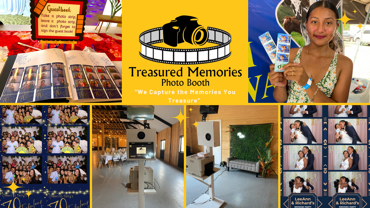 An over view of some of what we offer in our photo booth services.