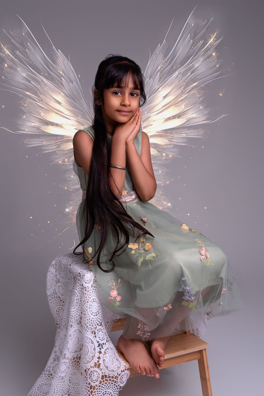 art portrait of the girl in studio Birmigham area