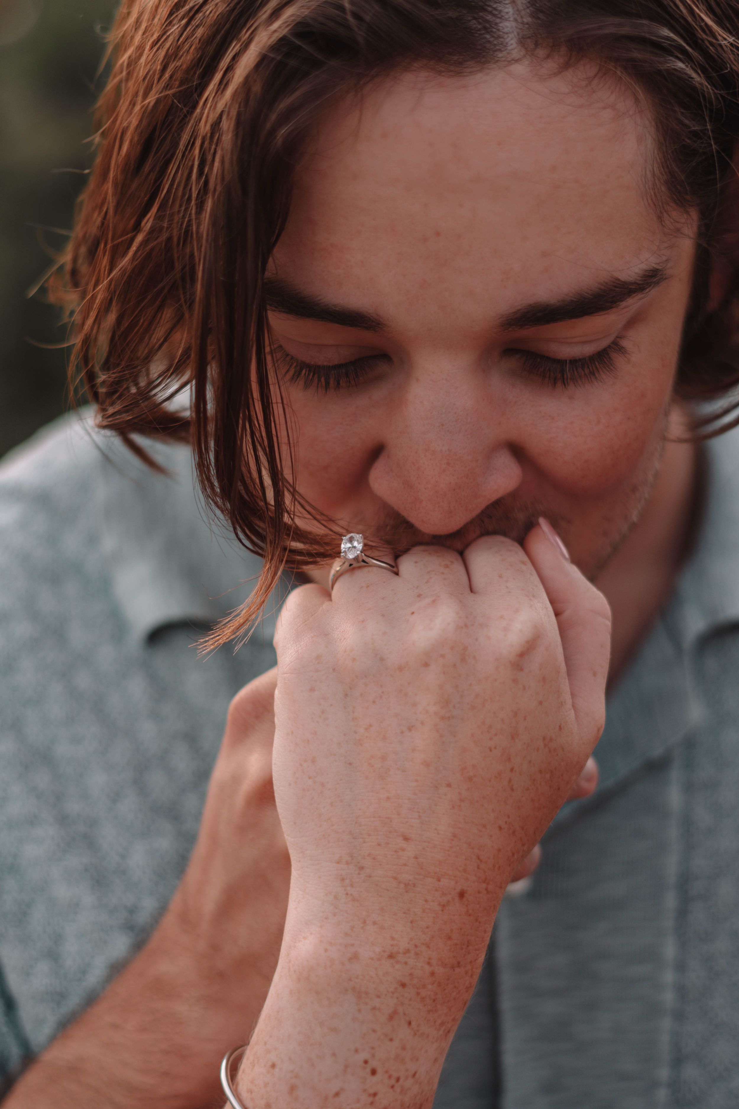 Series of emotional reactions captured in close-up shots.