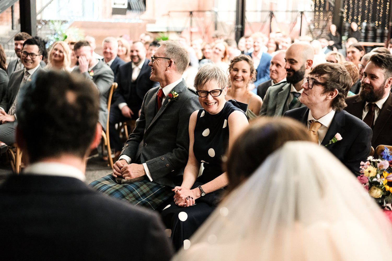 Candid Wedding Photographer Newcastle Ousburn. Documentary style wedding photos UK. Tyne Bank Brewery Wedding