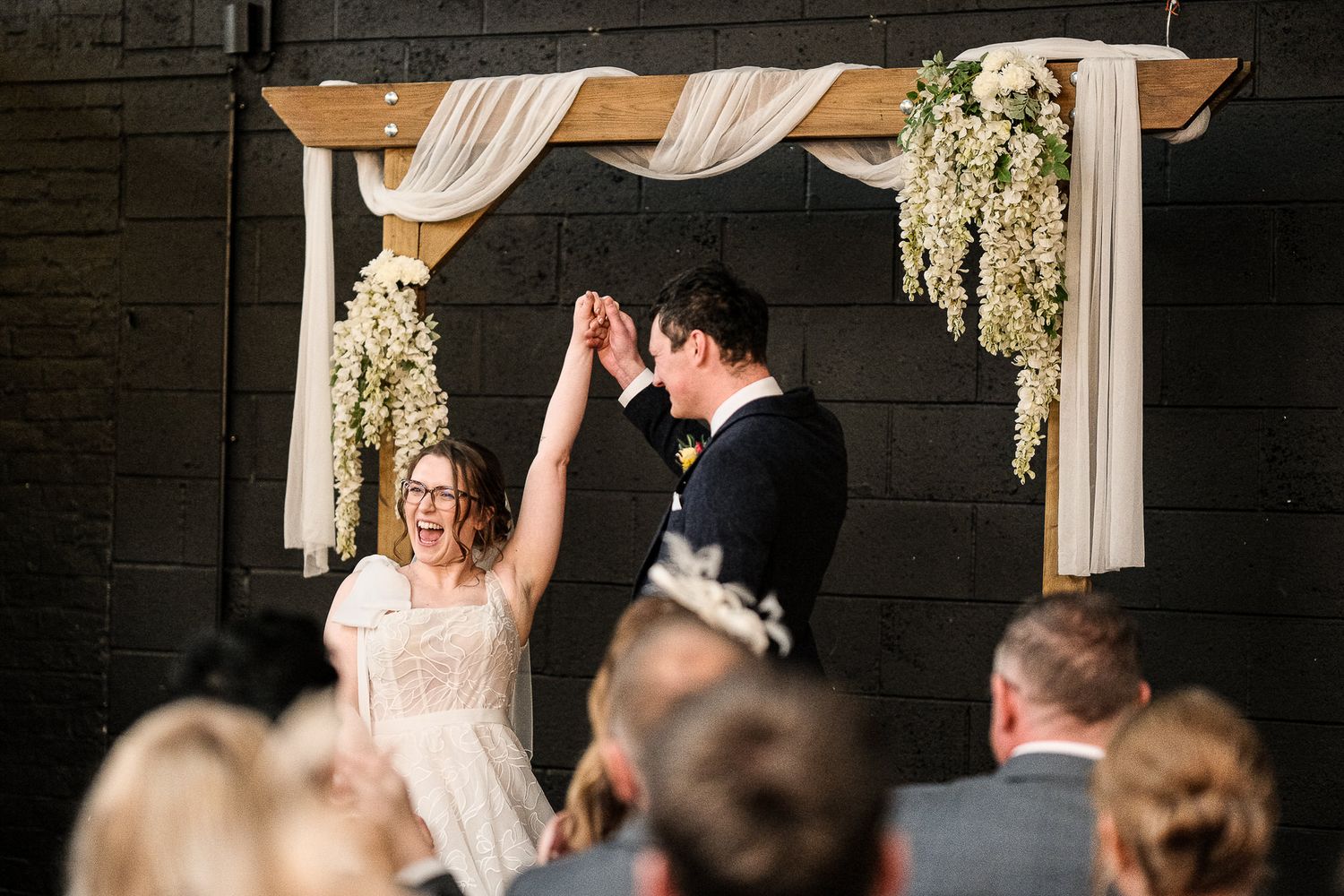 Candid Wedding Photographer Newcastle Ousburn. Documentary style wedding photos UK. Tyne Bank Brewery Wedding