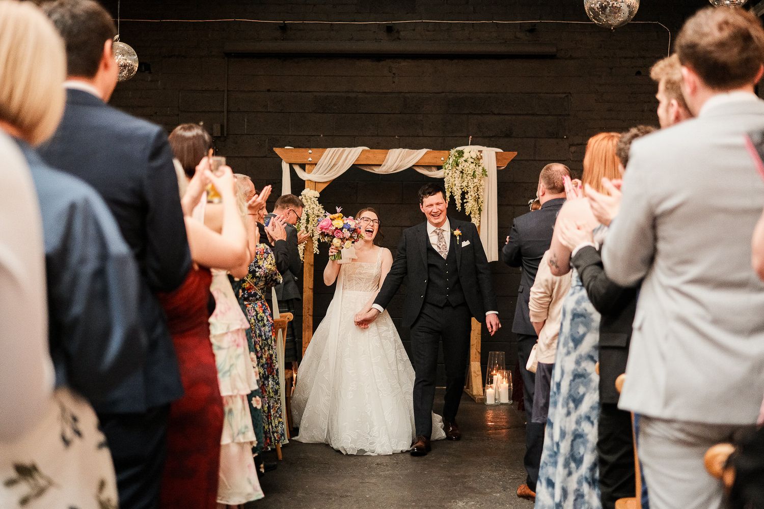 Candid Wedding Photographer Newcastle Ousburn. Documentary style wedding photos UK. Tyne Bank Brewery Wedding