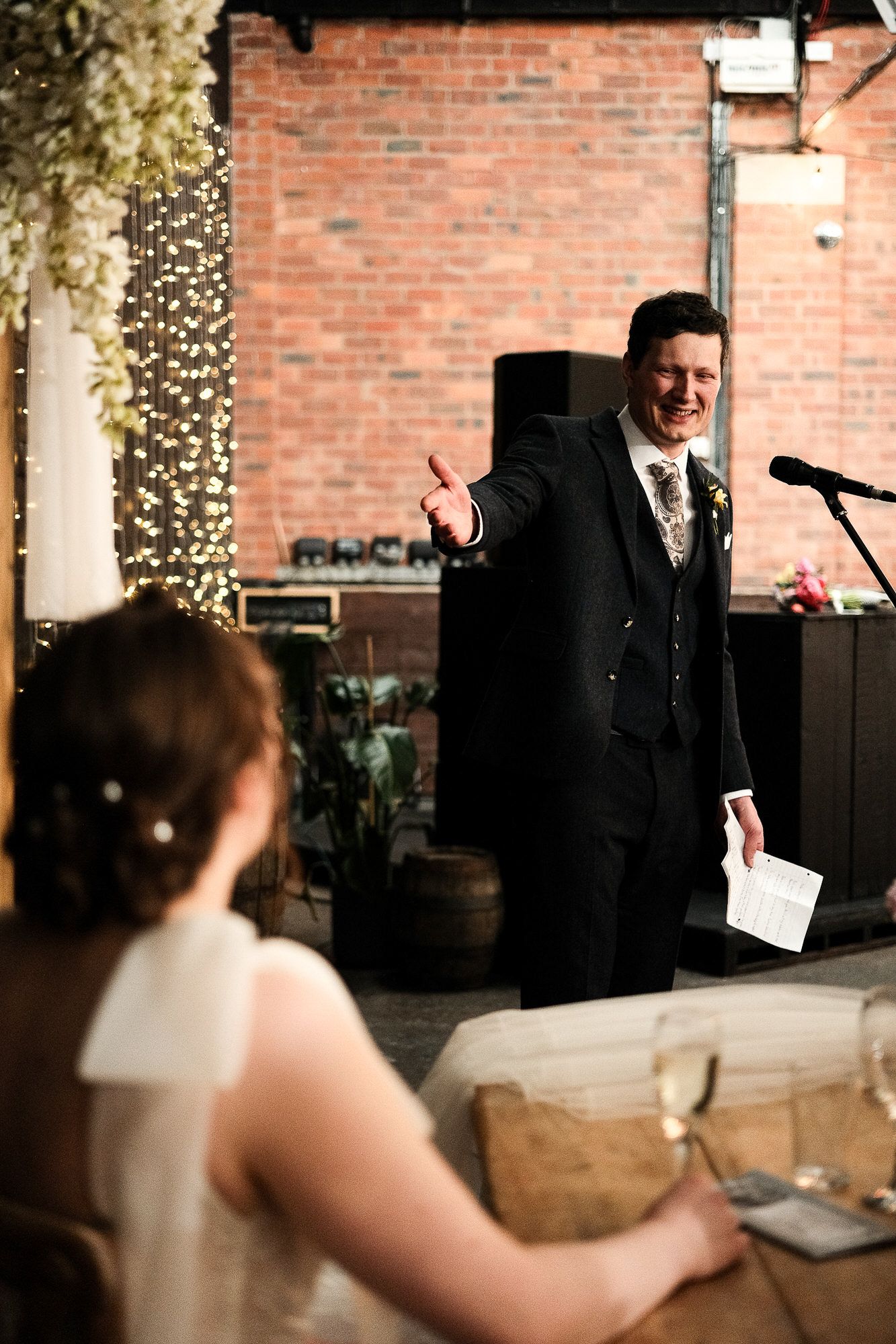 Candid Wedding Photographer Newcastle Ousburn. Documentary style wedding photos UK. Tyne Bank Brewery Wedding