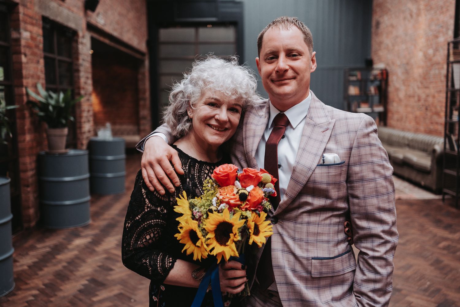 Newcastle upon Tyne Wedding Photographer. Candid relaxed portraits with Fujifilm colours. Wylam Brewery wedding photos