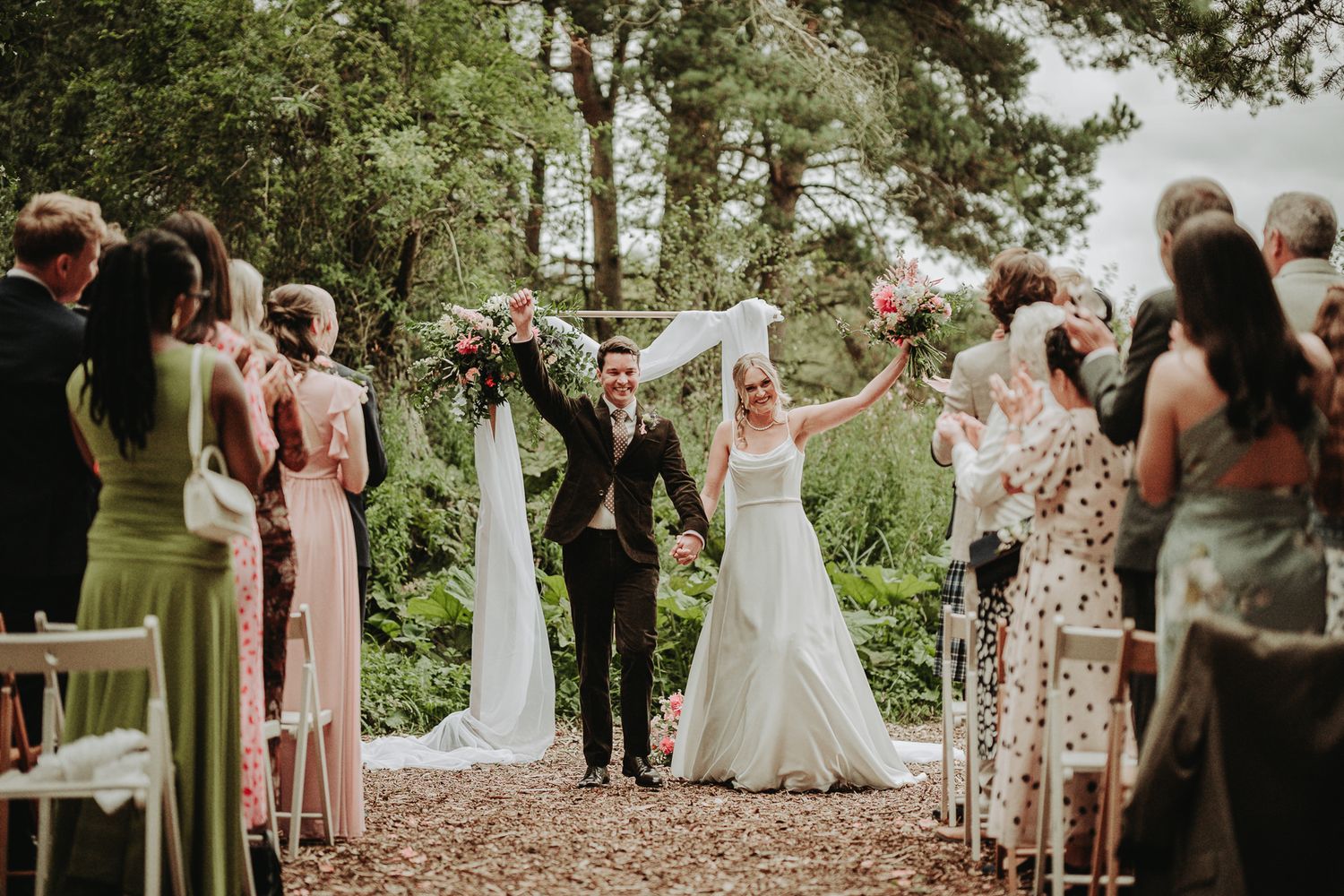 Northumberland Wedding Photographer. Candid relaxed portraits with Fujifilm colours