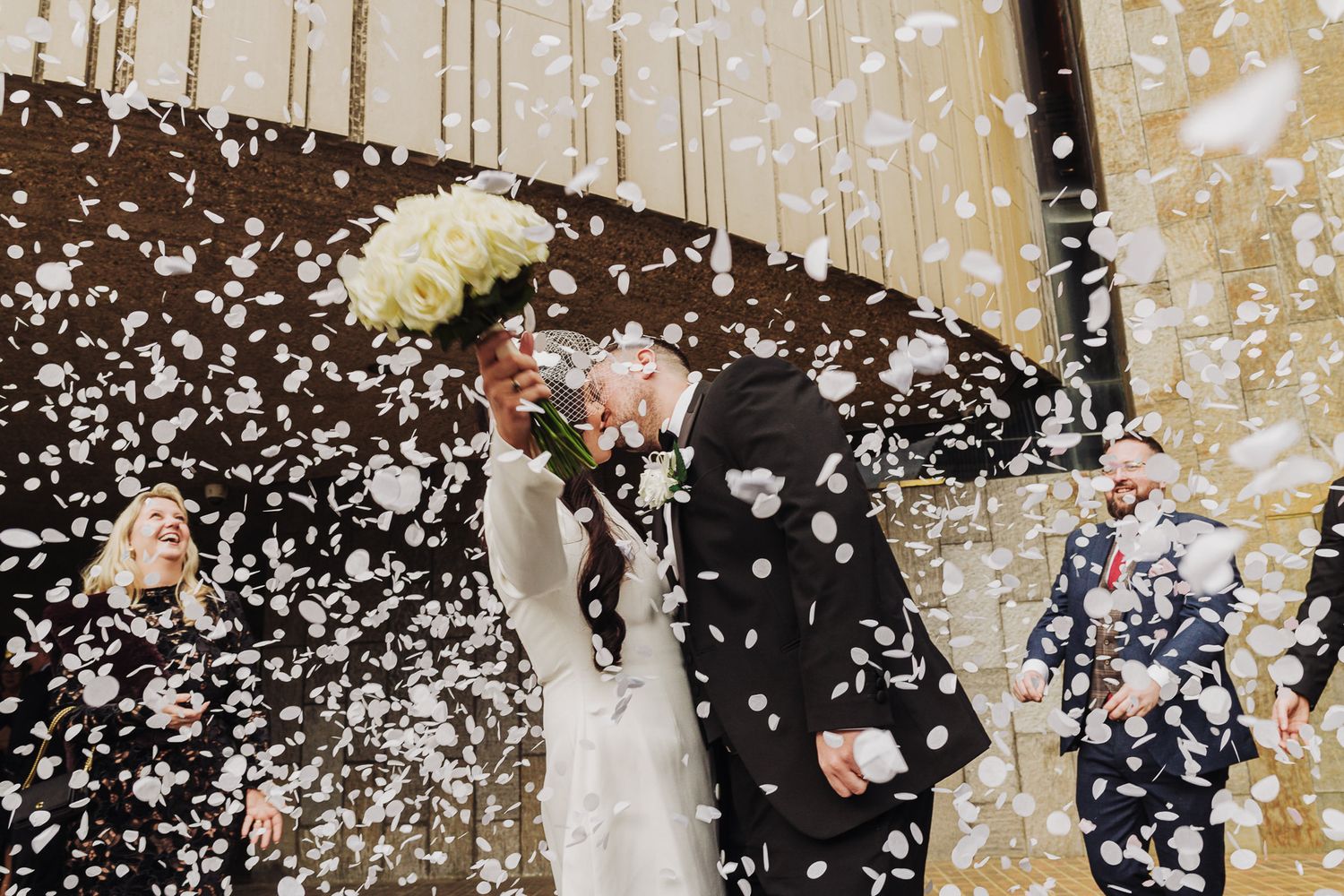 Newcastle wedding photographer. Newcastle Civic Centre wedding photography