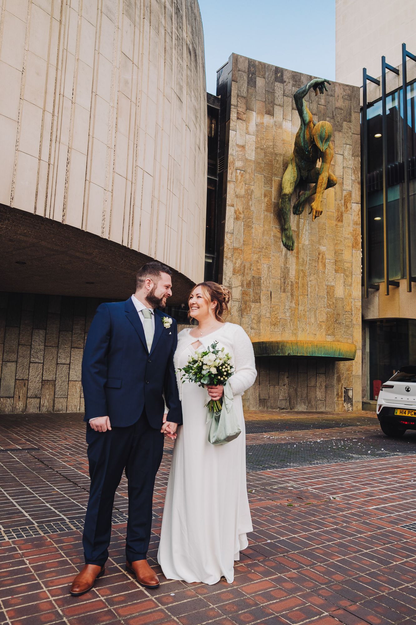 Newcastle wedding photographer. Newcastle Civic Centre wedding photography