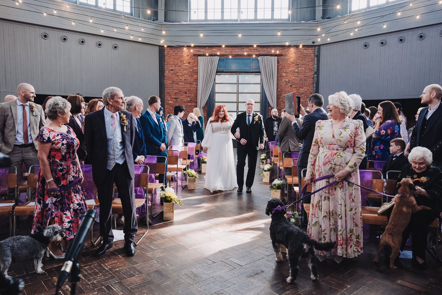 Newcastle upon Tyne Wedding Photographer. Candid relaxed portraits with Fujifilm colours. Wylam Brewery wedding photos