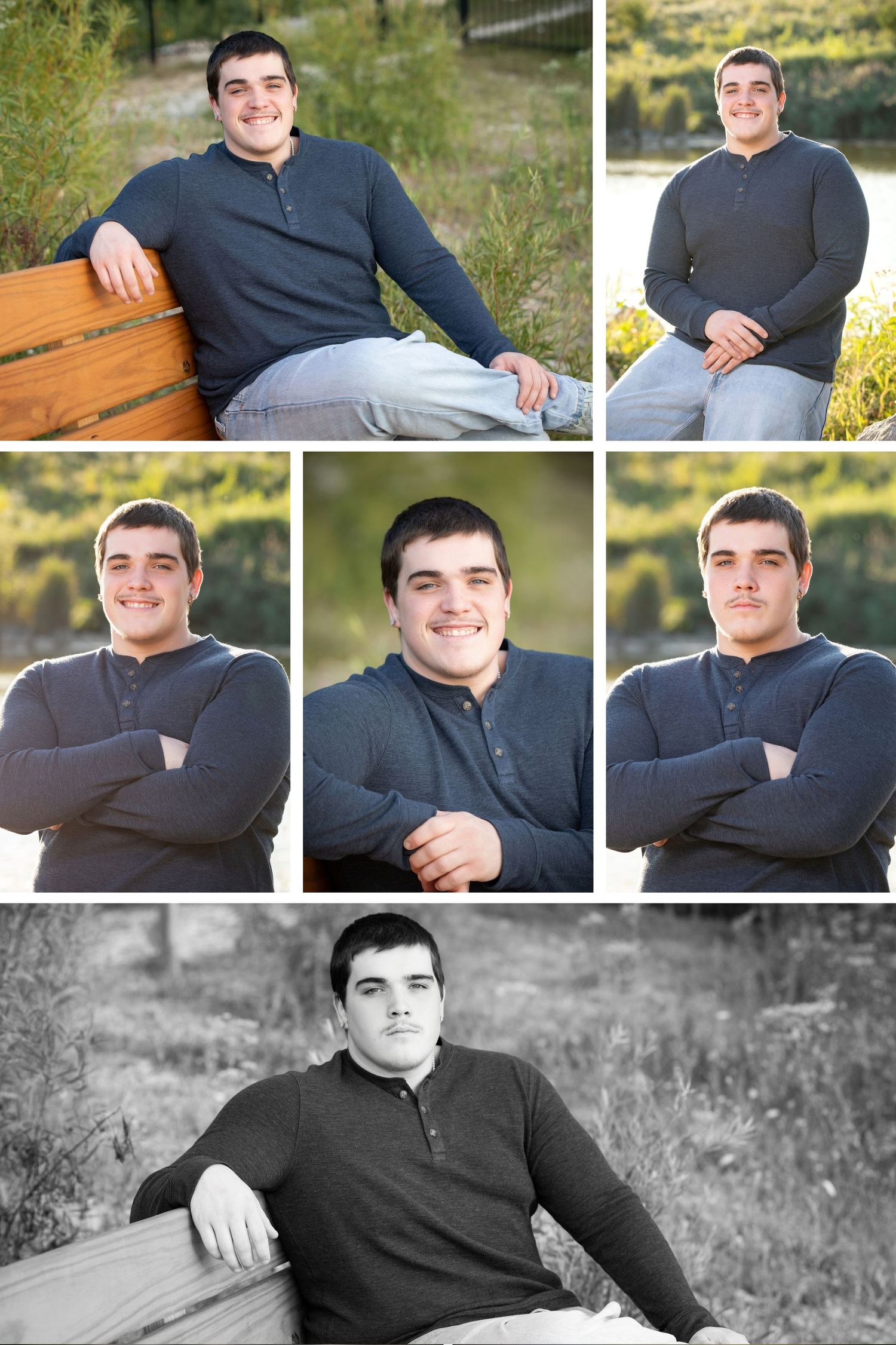 A Grandview Heights senior's pictures at Quarry Trails Metro Park featuring natural light and outdoor Columbus, Ohio scenery.