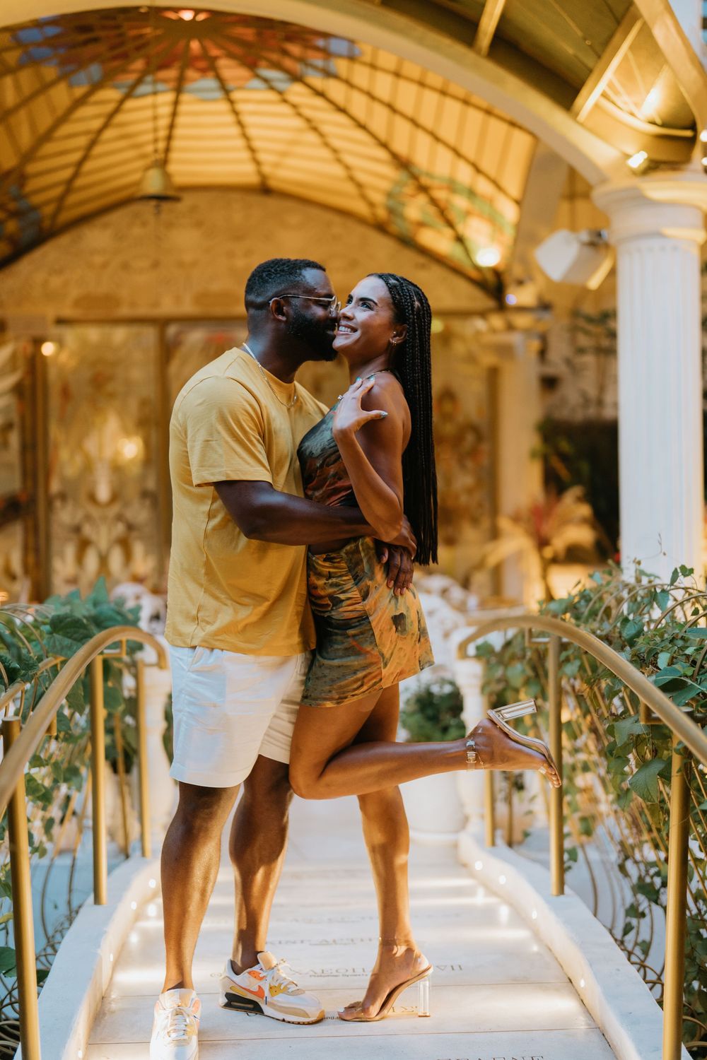 Surprise engagement captured by Bali proposal photographer at Merlin's Ubud