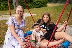 Familie bei einem entspannten Familienshooting