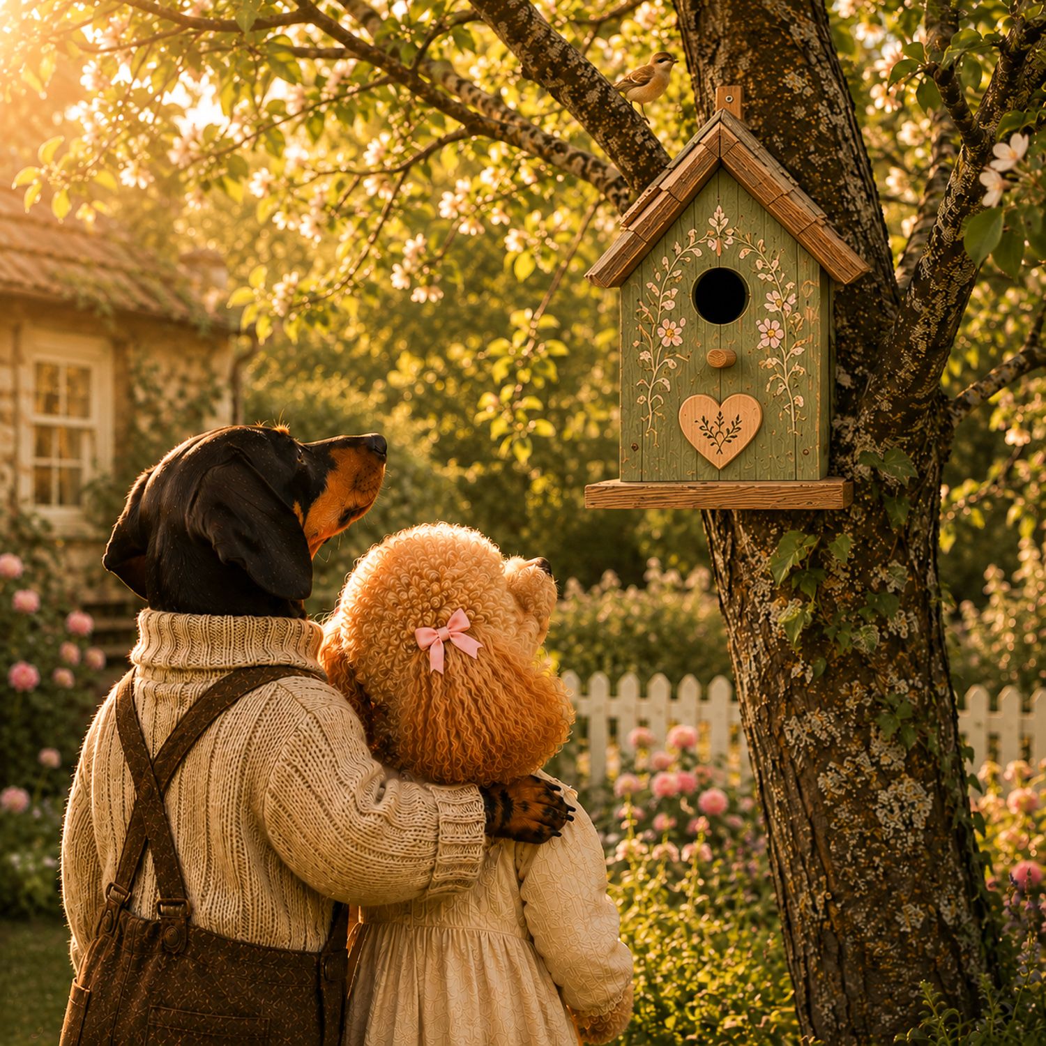 The story of Mark & Poppy. By Love Lane Designs.