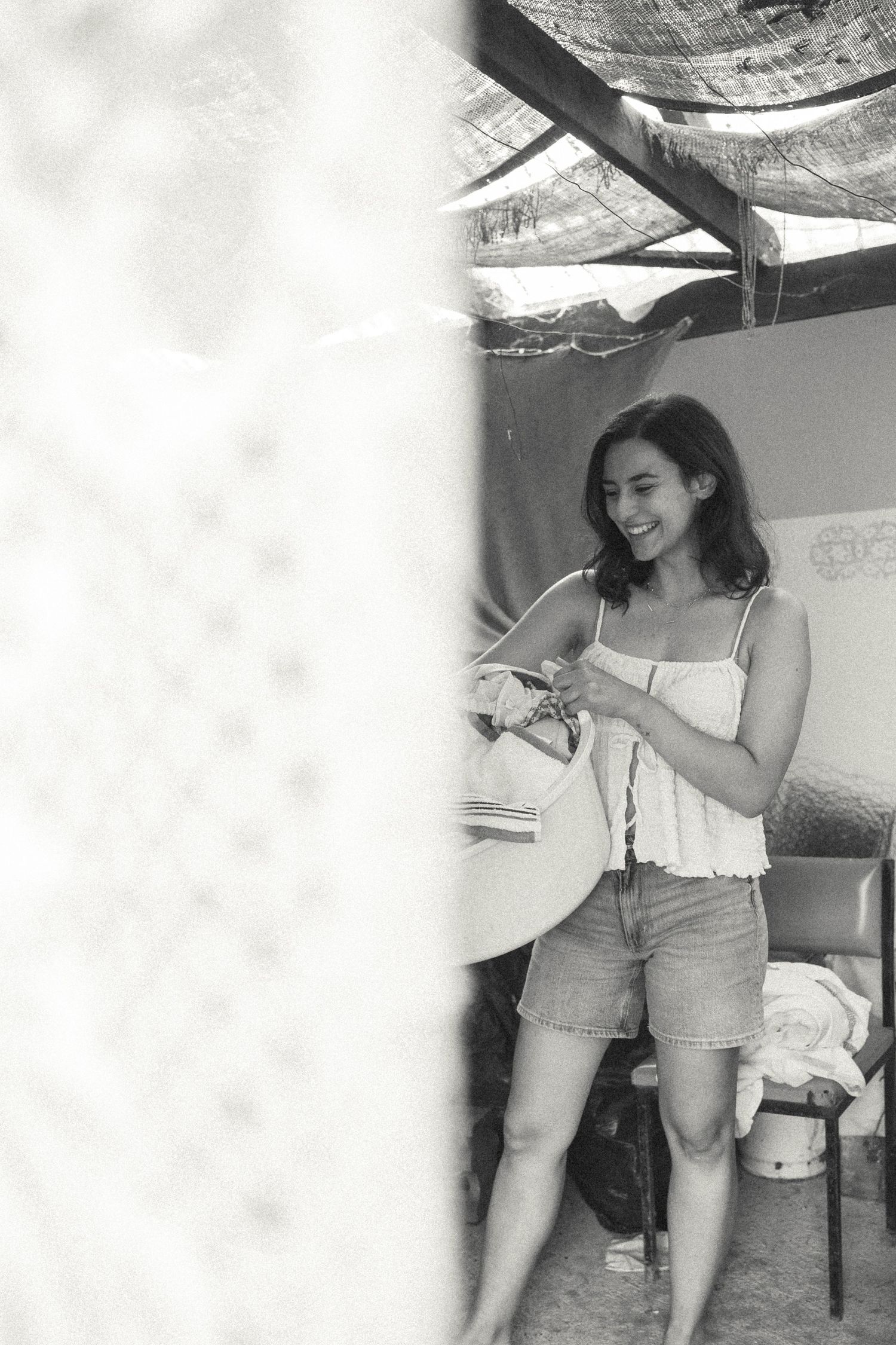 film style photography laundry abu dhabi black and white