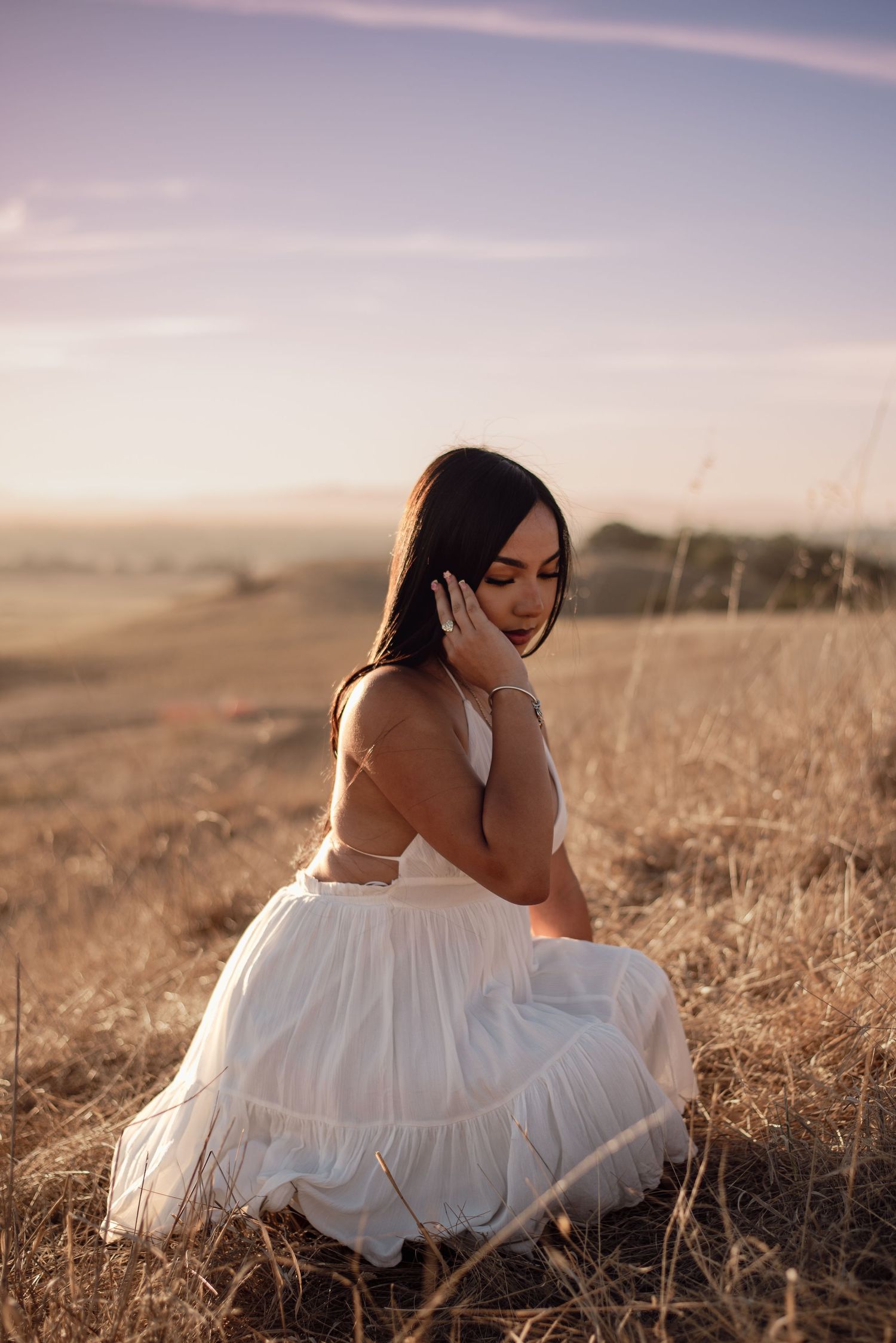 Sonoma County senior pictures with a nostalgic, film-inspired look, natural colors, and stunning outdoor scenery.