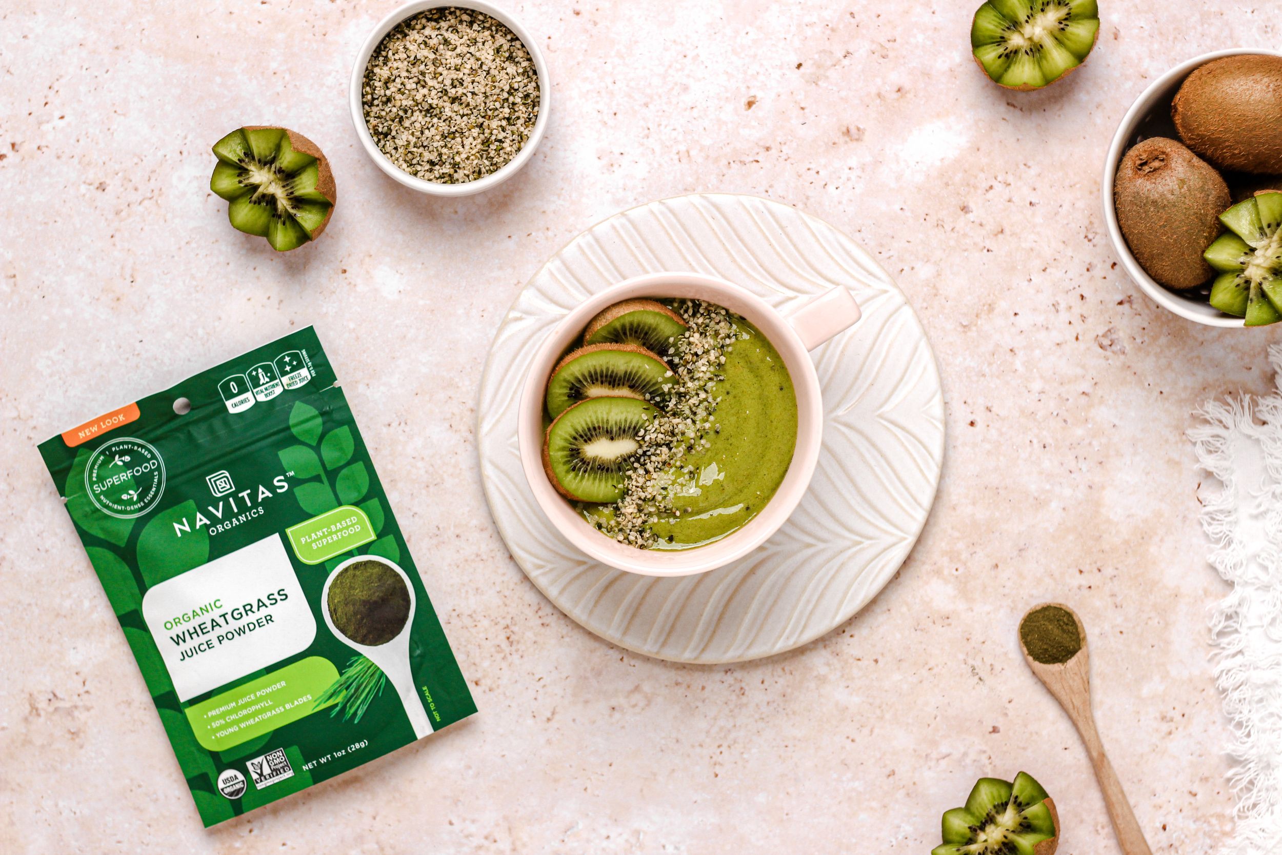green smoothie bowl