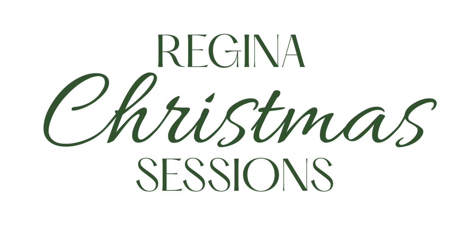 Christmas Sessions logo featuring elegant red script and serif typography on white background.