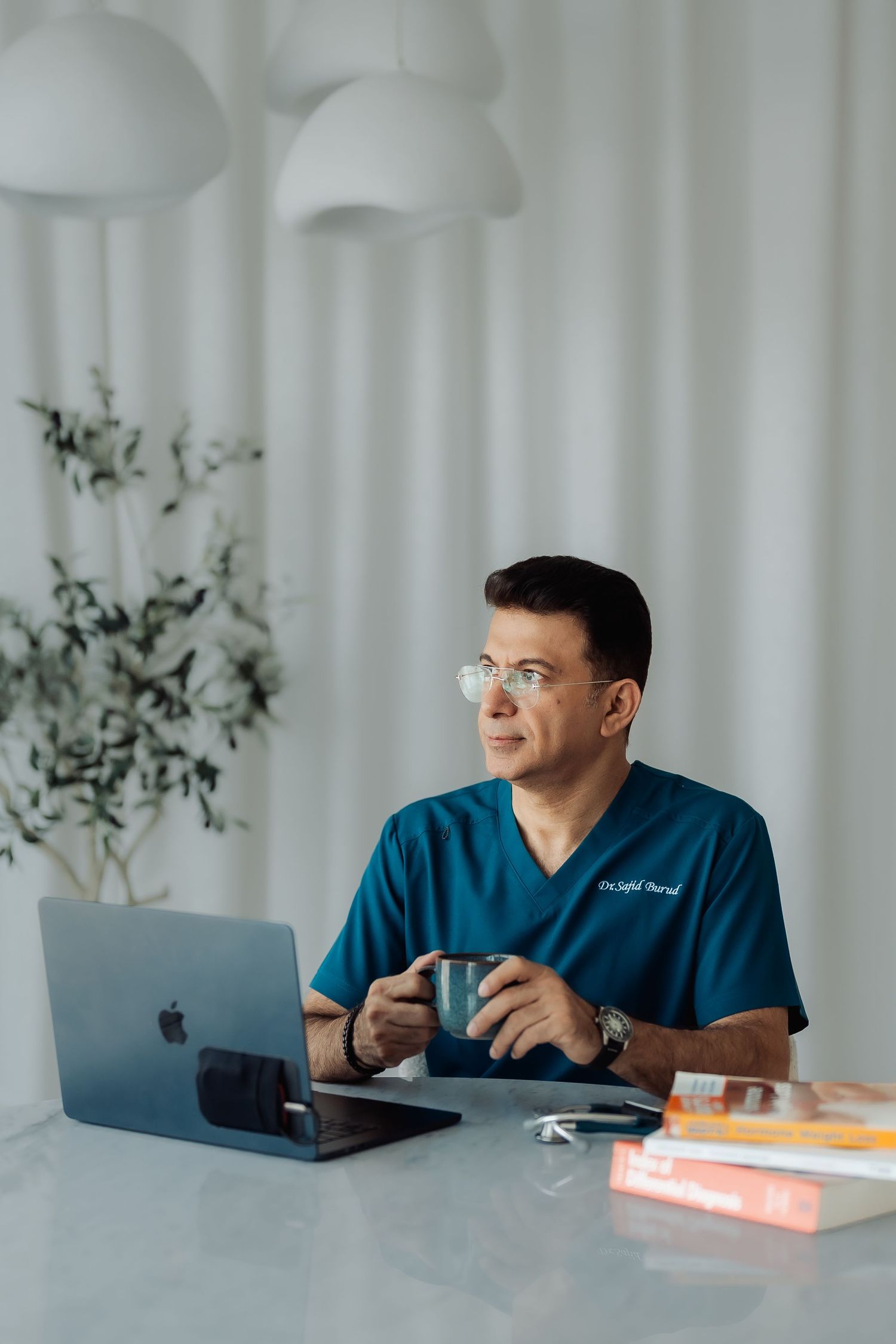 Business portrait of a founder at work in Dubai