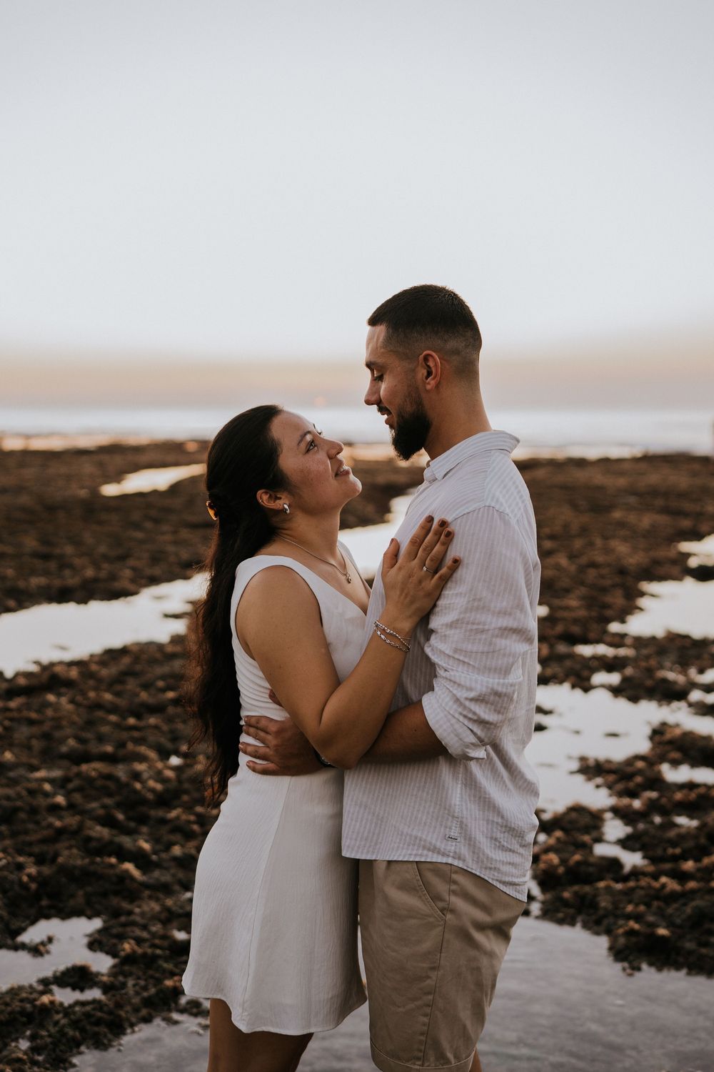 Professional proposal photographer at Balangan Beach Bali.