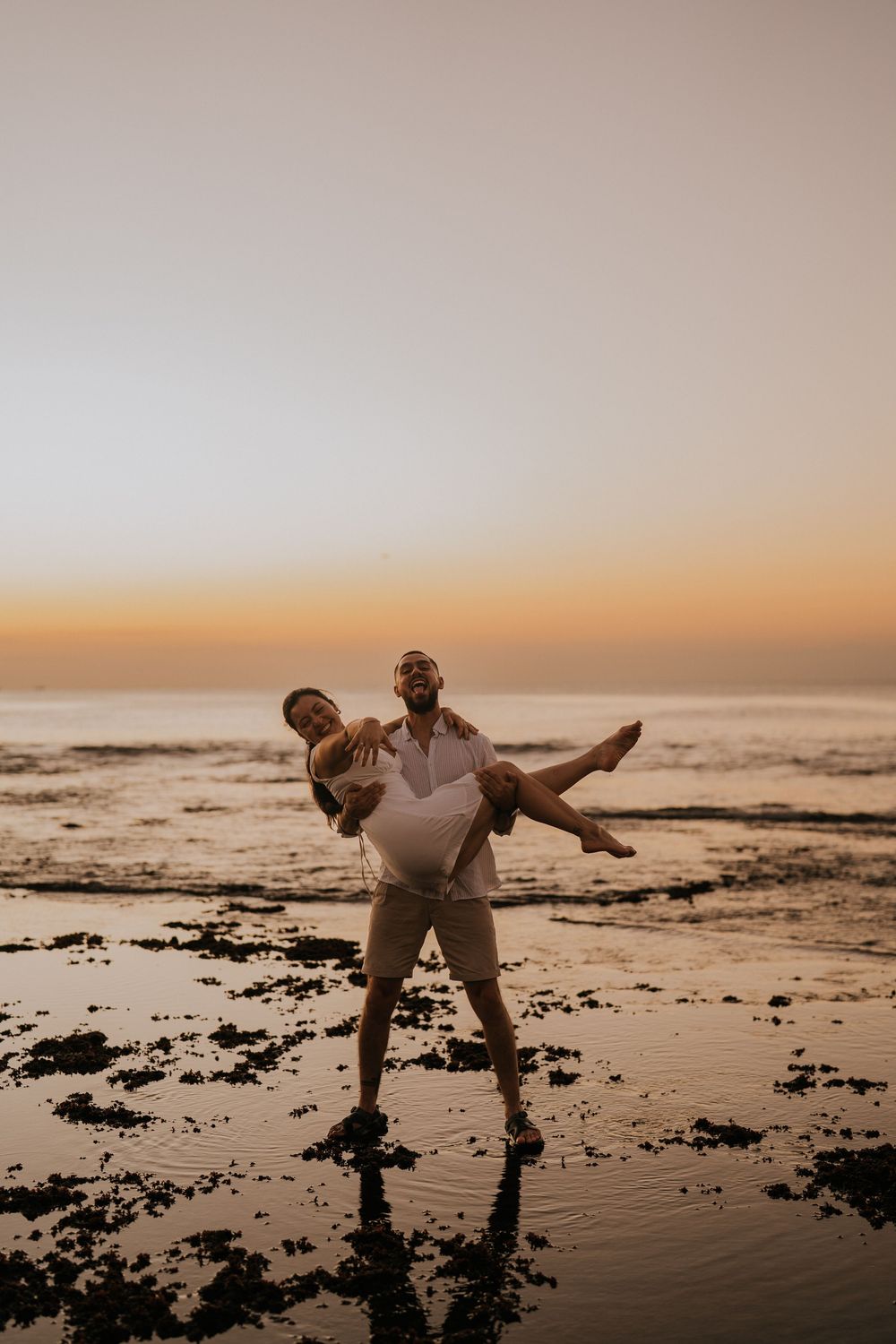 Professional proposal photographer at Balangan Beach Bali.