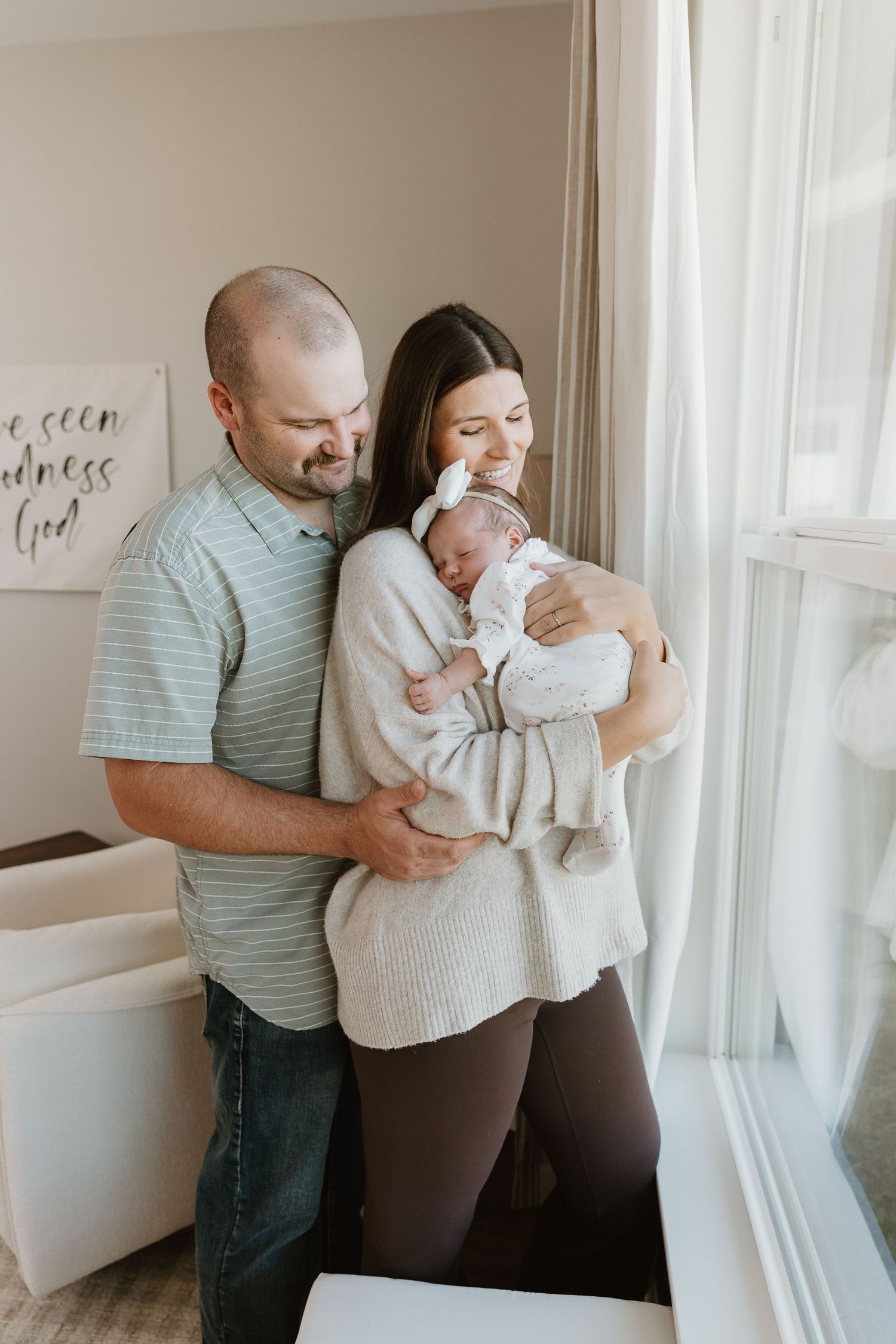 Capture your unique journey into parenthood with an in-home newborn session like this one from Winnsboro Texas.