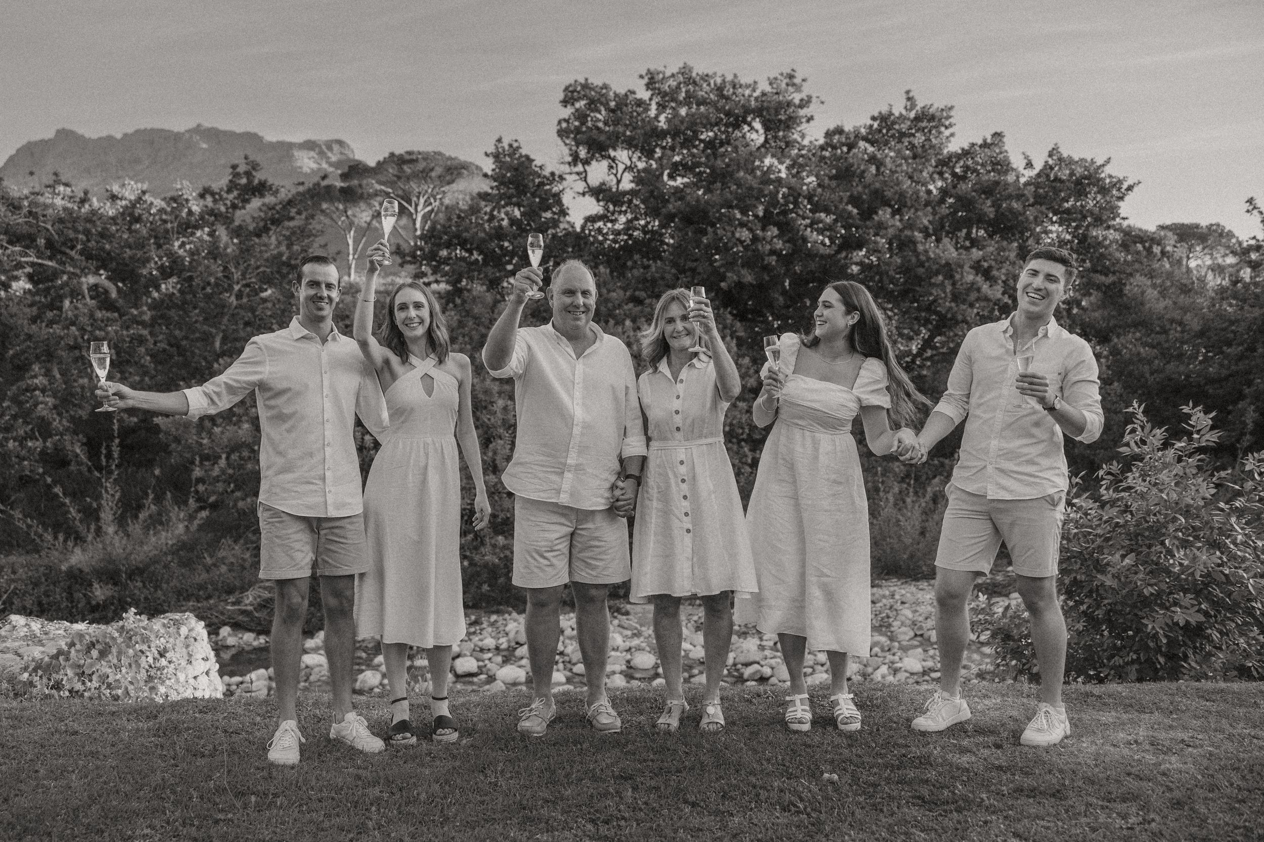 Caron and Francois in Stellenbosch for family photos with Christene de Coning Photography in Cape Town, South Africa.