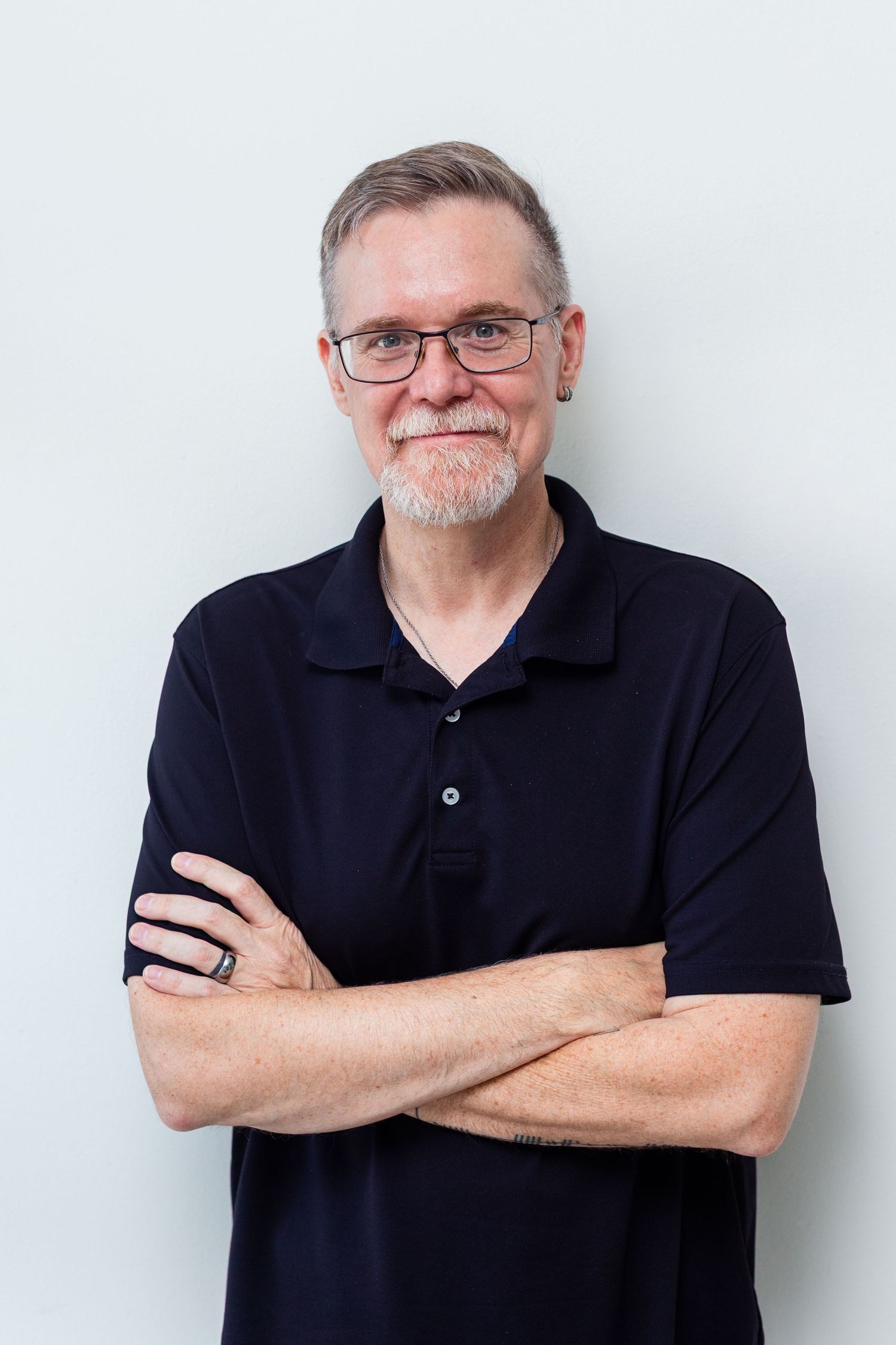 Headshot of a man against a white background. Guaynabo, Puerto Rico.